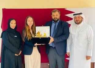  سعادة المستشار الروسي السيد مراد كارابيكوف في زيارة ميدانية لمقر الإتحاد