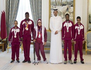 سمو الامير يكرم ابطال ذوي الاحتياجات الخاصه